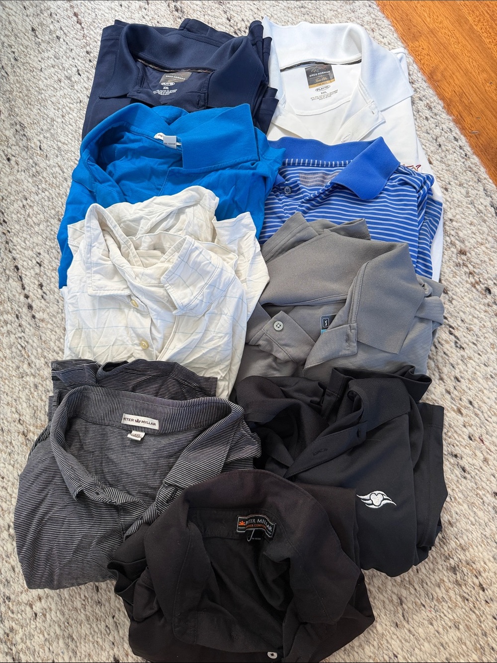 Peter Millar Mixed Men’s Polo Bundle in Blue, White, Gray, Black